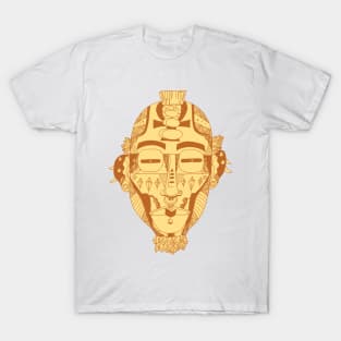 Terracotta African Mask 5 T-Shirt